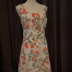 Beautiful flowing flowery dress